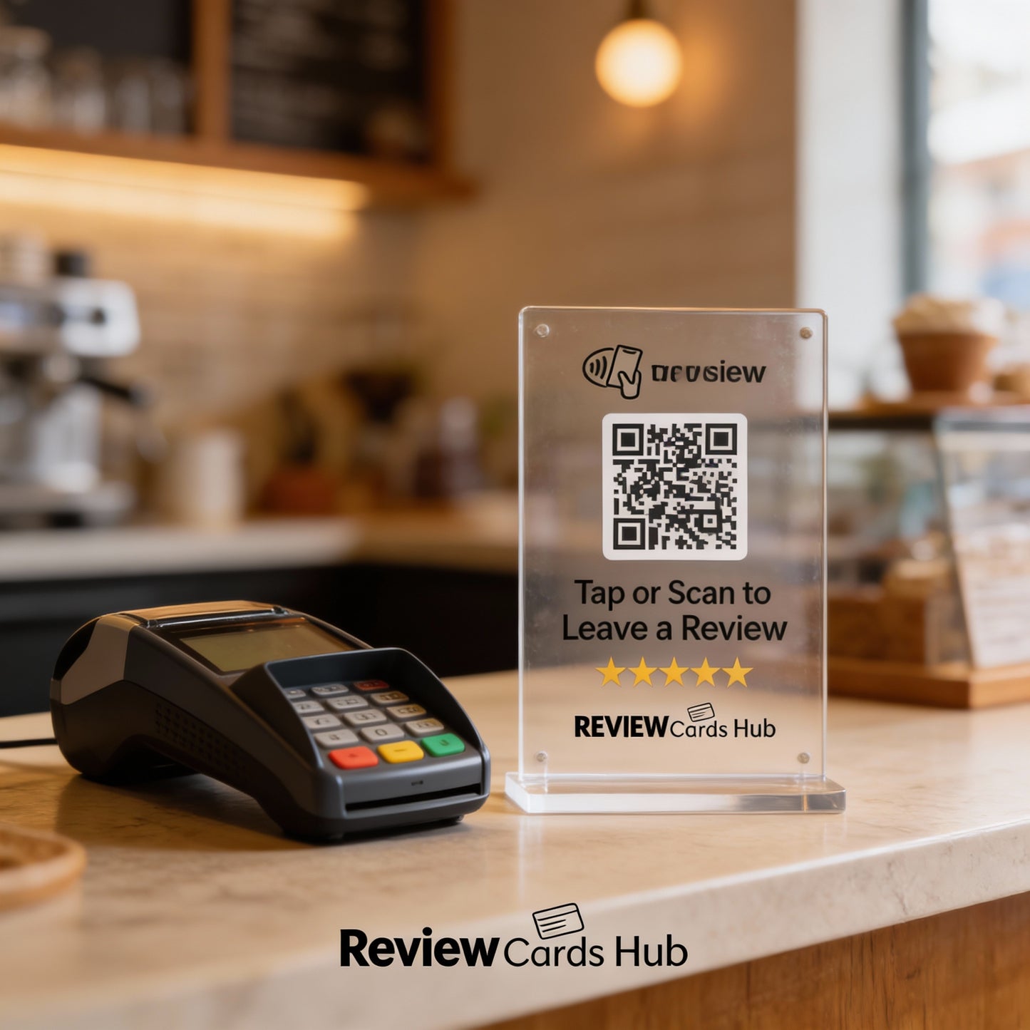 Review Stand (Counter / Reception)